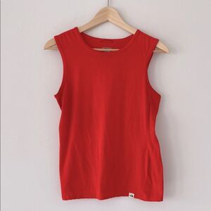 The North Face VaporWick Orange Red Sleeveless Top NWOT